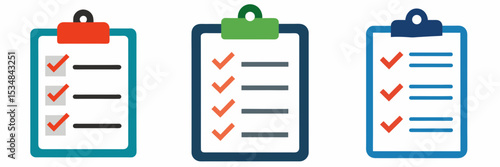 checklist clipart icon design
