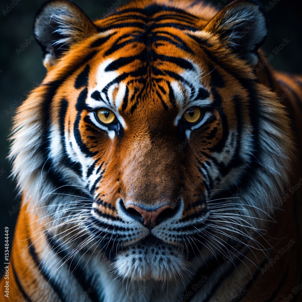 Naklejka premium portrait of a tiger