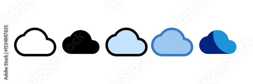 Cloud Icon Element For Design