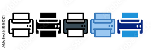 Print Icon Element For Design