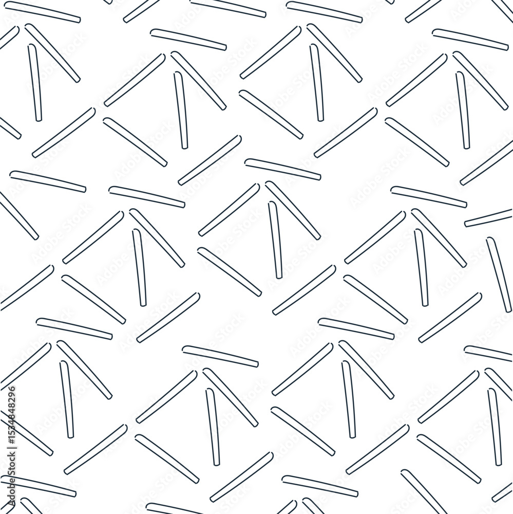 Sticks or pieces are scattered across the canvas Sticks or pieces are scattered across the canvas