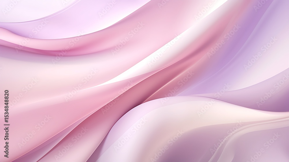 Obraz premium Abstract pink silk background with soft flowing waves and elegant texture