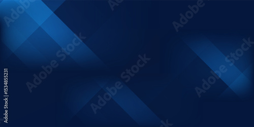 Modern dark navy blue silver abstract pattern background. Geometric shape. Line triangle angle fold polygon diamond 3D abstract