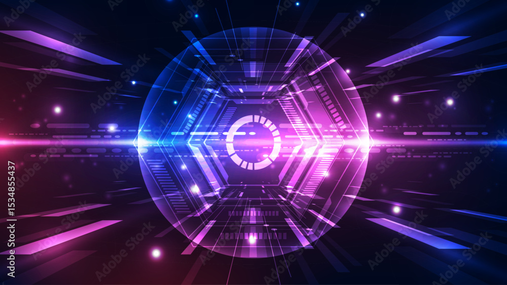 Abstract technology background. Vector illustration. Futuristic concept for your design Abstract technology background. Vector illustration. Futuristic concept for your design