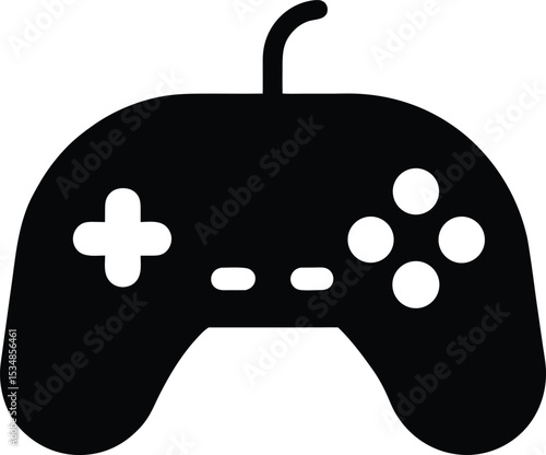 video game controller icon isolated