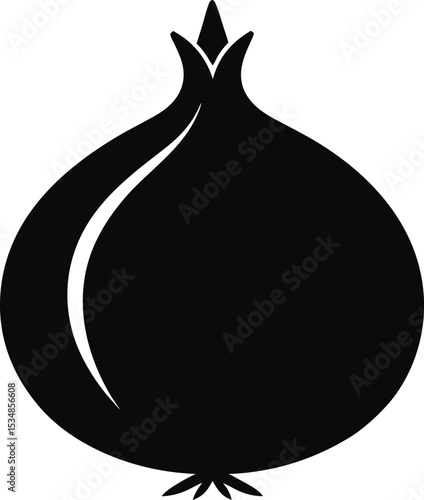 Vector illustration of an onion