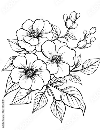 Vector illustration of color pages