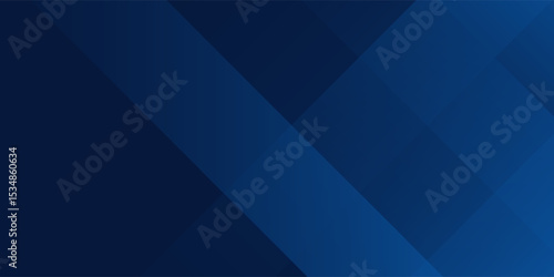 Abstract dark navy blue silver abstract pattern background. Geometric shape. Line triangle angle fold polygon diamond 3D modern