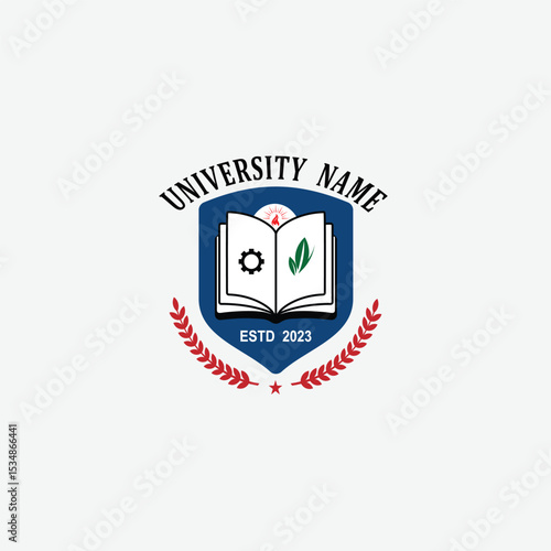 3074 educational logo school college university learning institute book academy organization