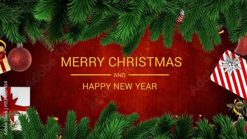 Merry Christmas, Christmas, Happy Christmas, merry bright 4k video