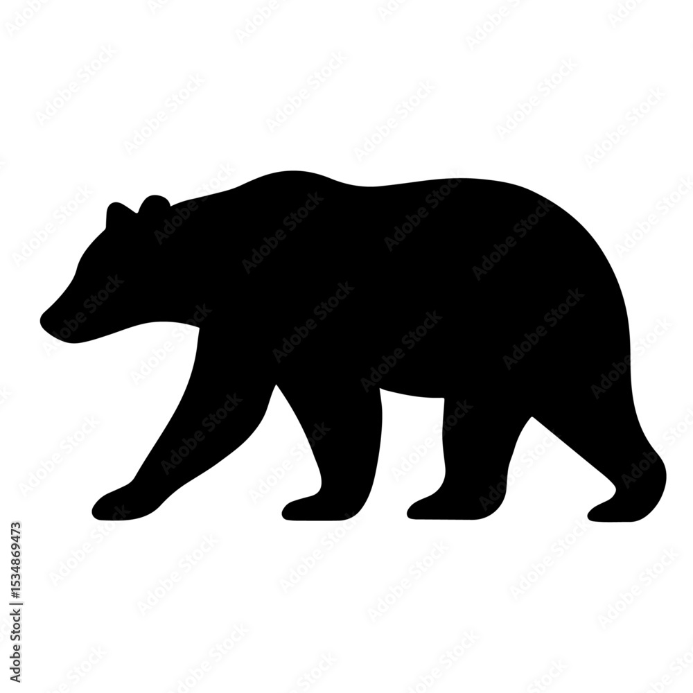 Fototapeta premium vector illustration of a bear