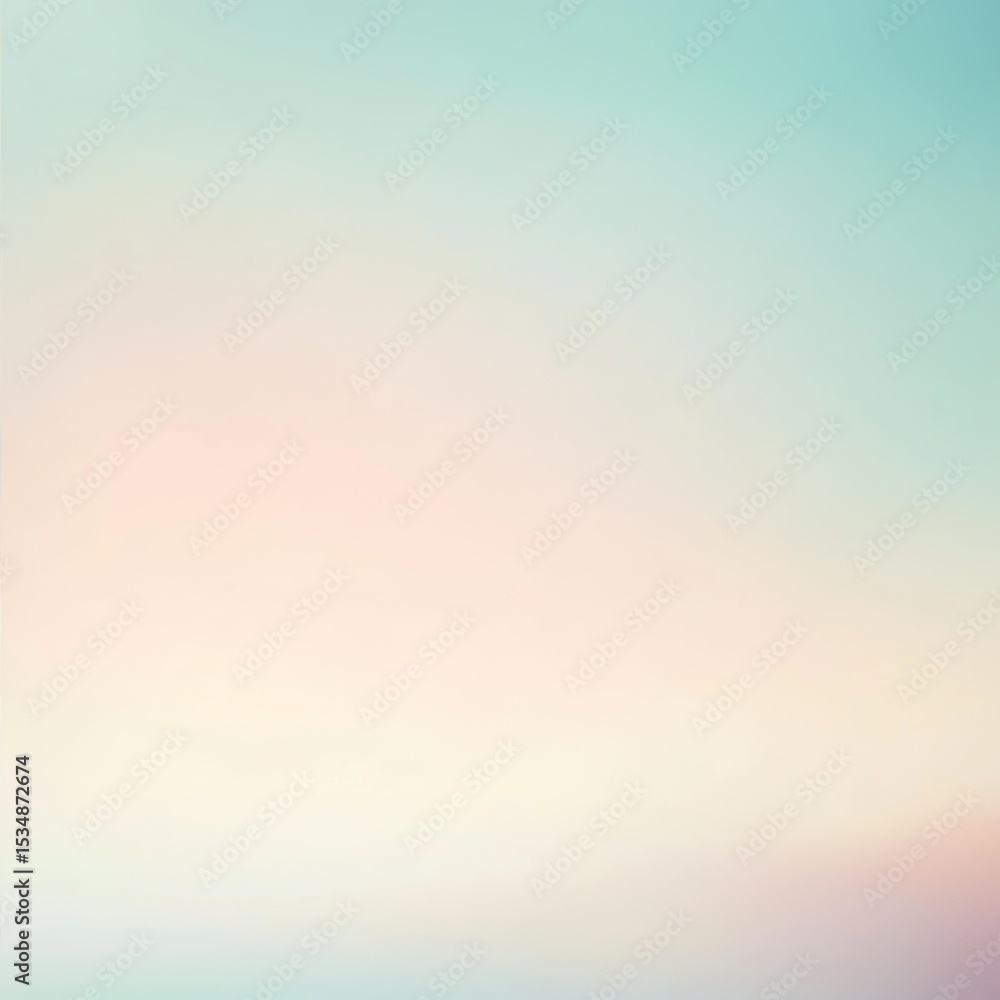 Obraz premium Soft Gradient Background with Pastel Colors