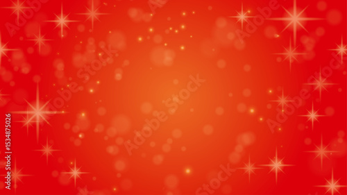 赤　キラキラ　背景　ベクター