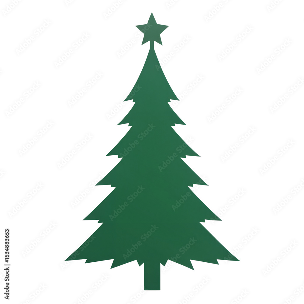 Obraz premium green christmas tree