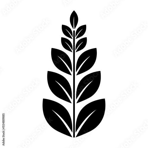 Abstract Organic Leaf Logo
