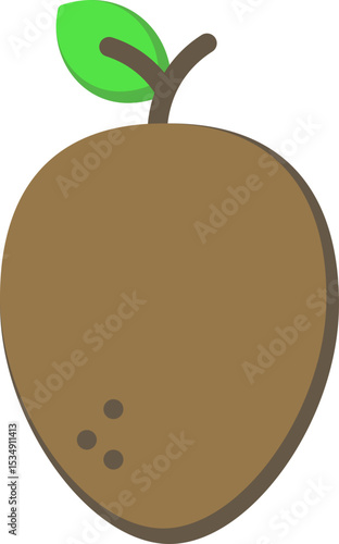 Sapodilla Flat Icon