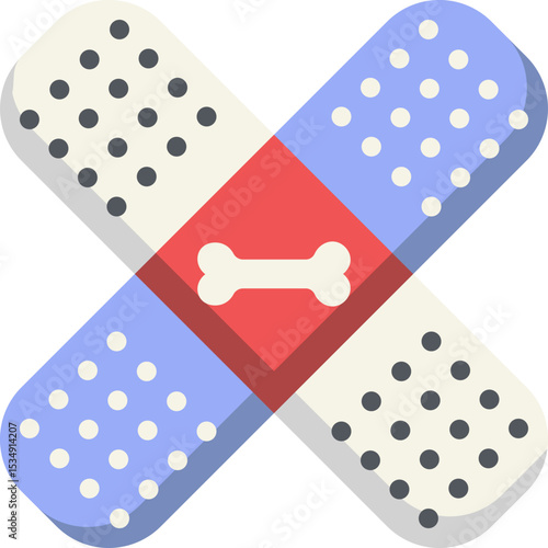 Animal Bandage Flat Icon