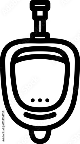 Urinal Line Icon
