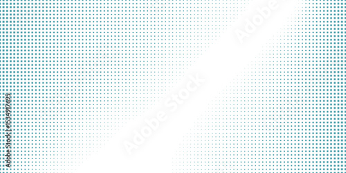 Simple Transparent Vector Gradient Blue Color Halftone Background Staggered Dots Pattern Abstract