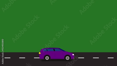 Car motion animation moving car 