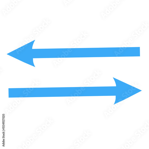 blue arrows vector