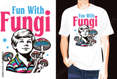 Fungi t-shirt design