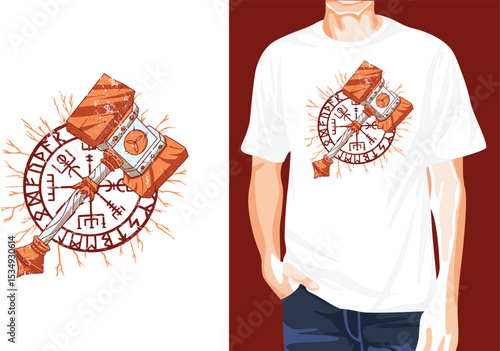 Old mace t-shirt design