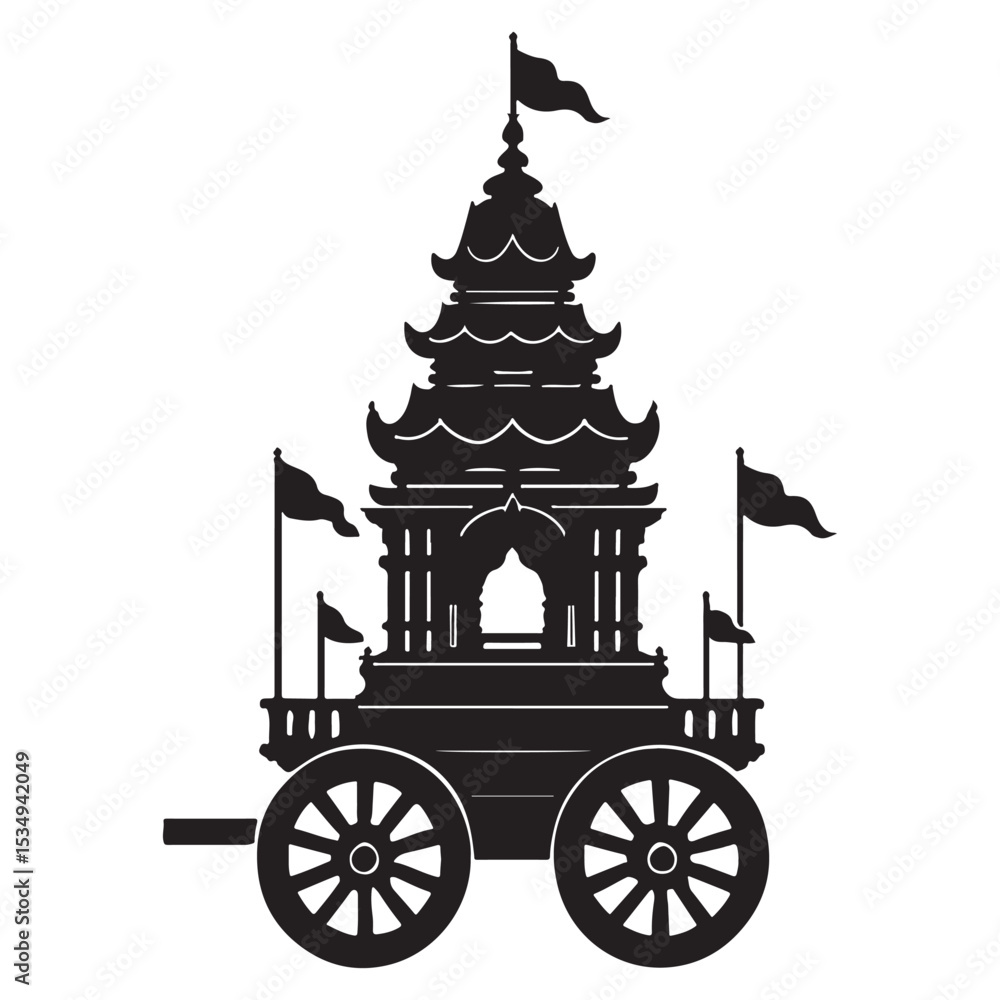 Fototapeta premium Rath Yatra Chariot