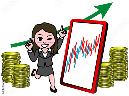 壱A：スマホアプリでNISA投資の複利運用をする女性の資産拡大_CS3 2025_0610_030