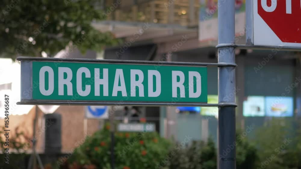 Explore vibrant Orchard Road in Singapore during sunset