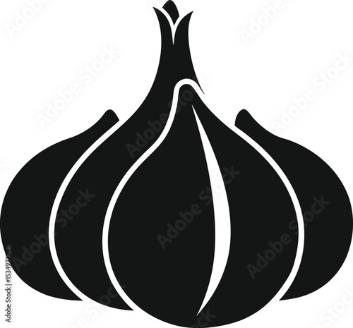 Garlic vector logo stock vector