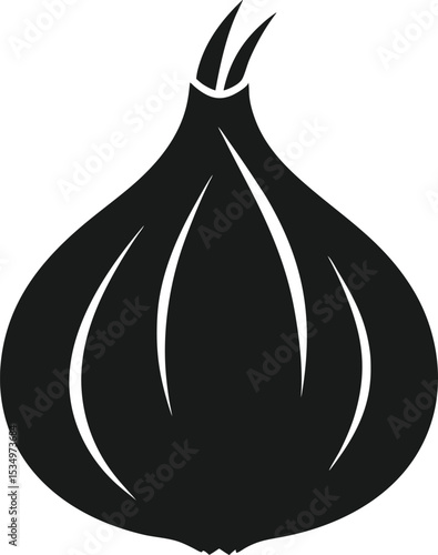 Garlic vector logo stock vector
