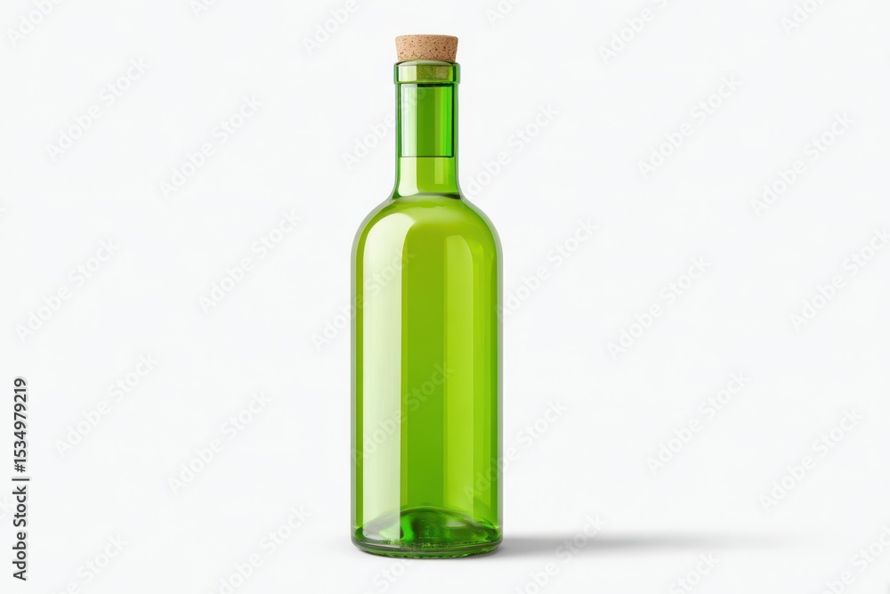 Antique green wine glass mockup Antique green wine glass mockup