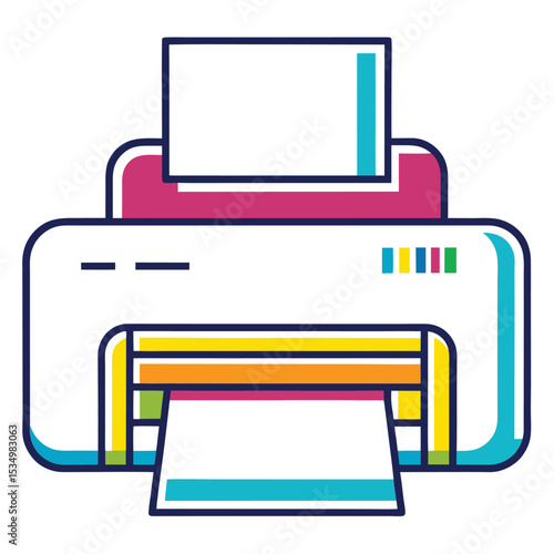 Modern Printing Technology Seamless Document Reproduction