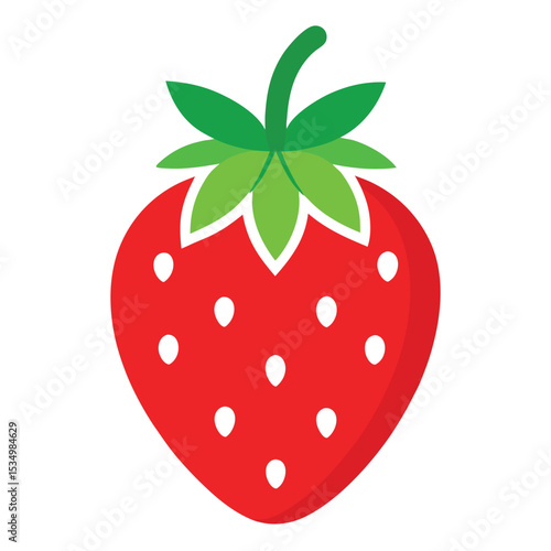 Vibrant strawberry sweetness in colorful design.