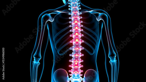 Lumbar spine in children and inflammation affecting the lumbar spine