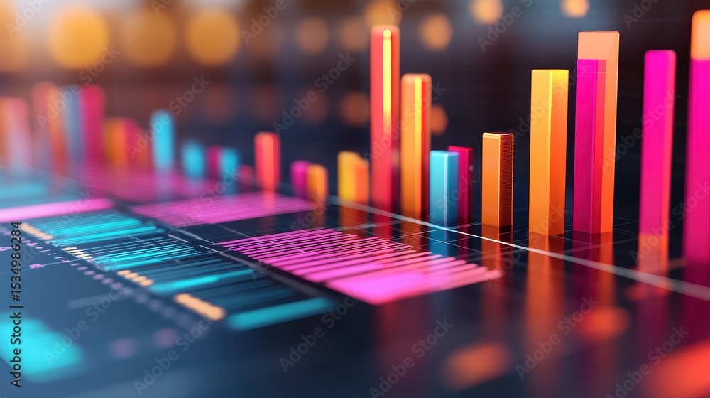 Income statement, layered graph data over clean background, 3D illustration. Income statement, layered graph data over clean background, 3D illustration.