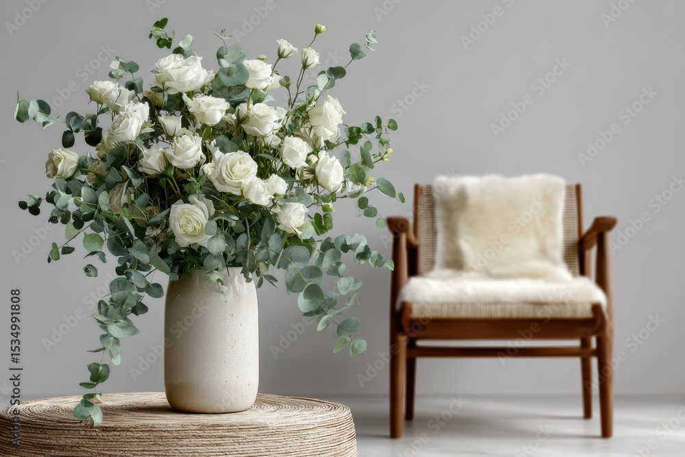 Fototapeta premium Flower bouquet mockup