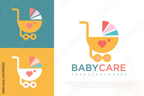 baby store logo design , vector illustration