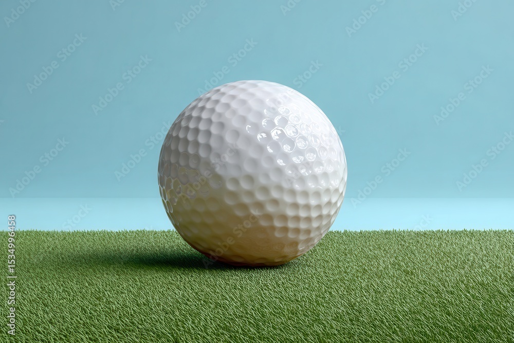 Obraz premium Golf ball mockup
