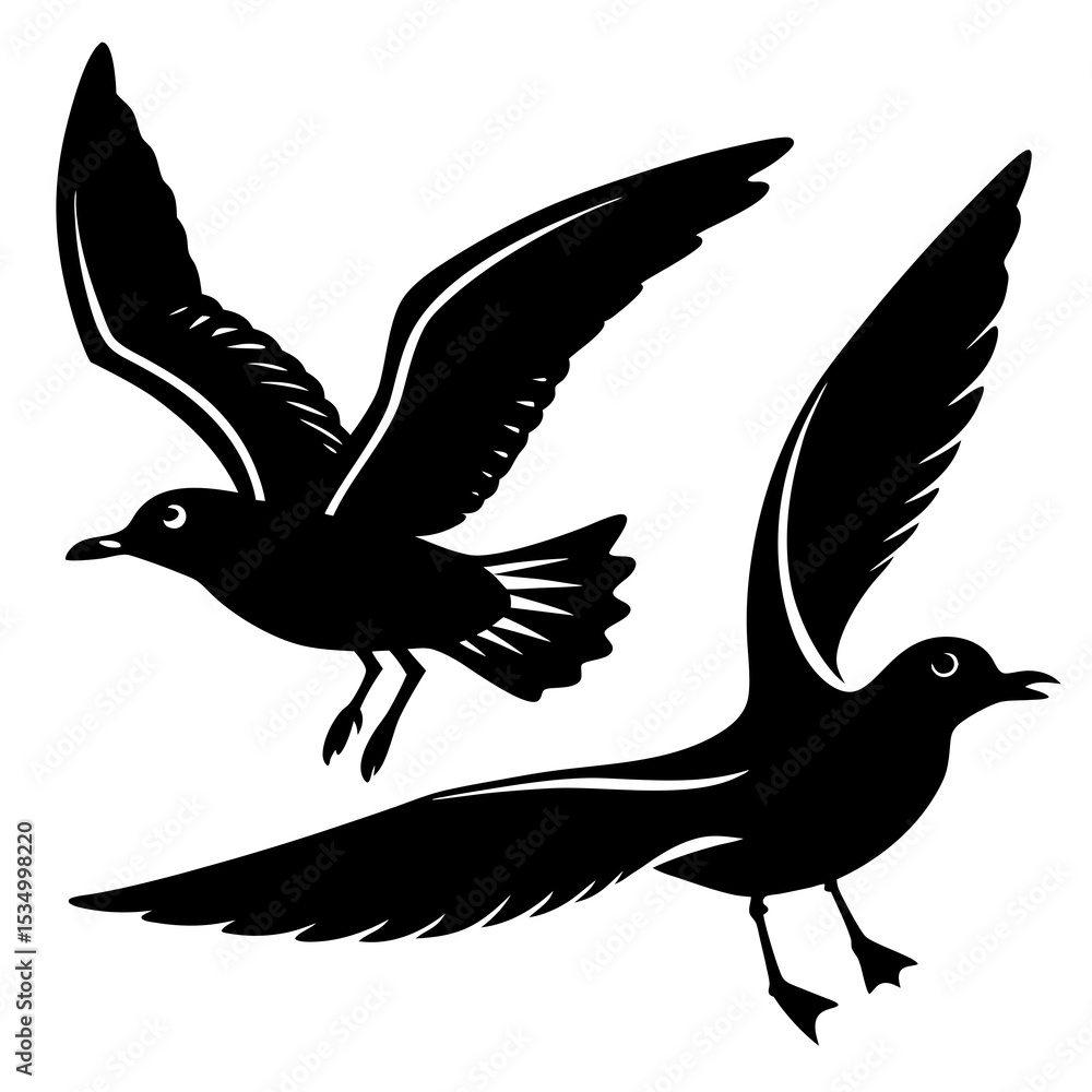 Obraz premium vector illustration of a bird
