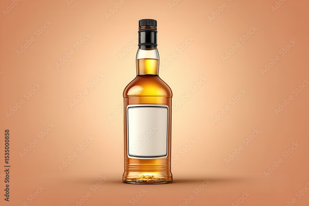 Whiskey bottle mockup Whiskey bottle mockup