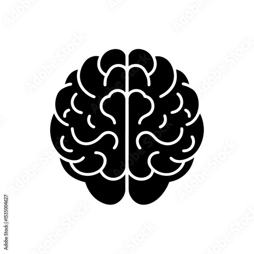 human brain vector illustration
