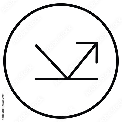 rebound icon simple flat icon vector symbol