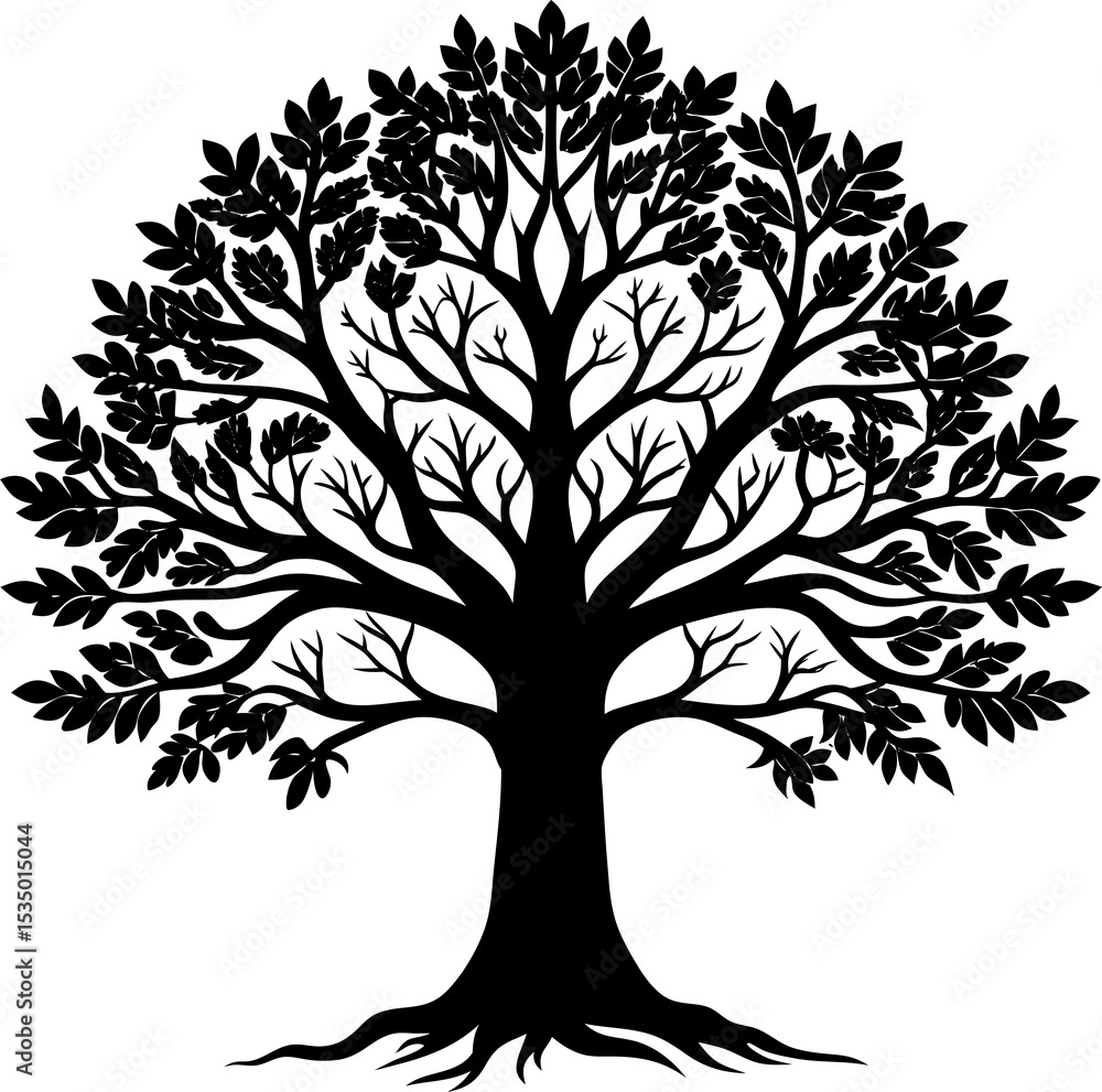 Obraz premium tree vector art & Illustration