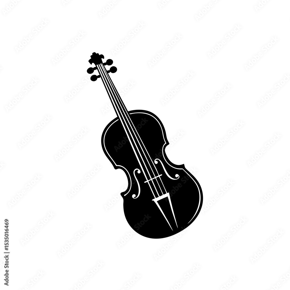 Obraz premium violin-icon-on-white-background--.svg