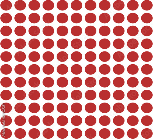seamless pattern with red circles