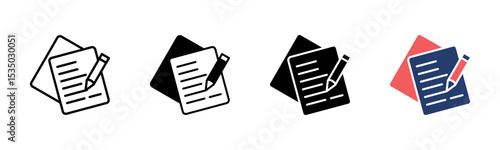 Internal Memo icon sheet multiple style collection