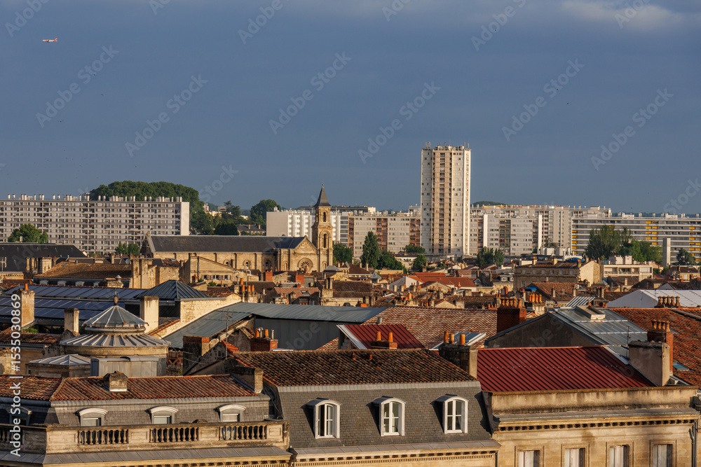 Naklejka premium Bordeaux an der Garonne in Frankreich