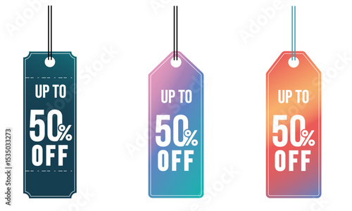 50% off Sale offer modern style stickers, labels for Discount, sale vector ,Special offer discount label with different sale percentage. 50% off with transparent background ,sale offer, Special Offer